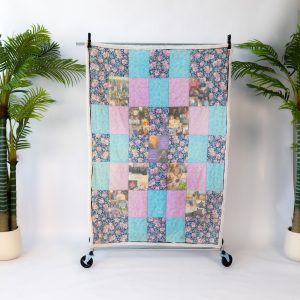 Family Memorial Keepsake Quilt Created by Threaded by the Books Bakersfield CA