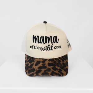 Bakersfield CA Leopard Priint Mama of Wild Ones Hat by Threaded by the Books