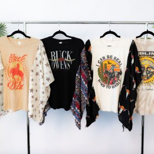 Kimono Tees Stitched by Threaded by the Books in Bakersfield CA