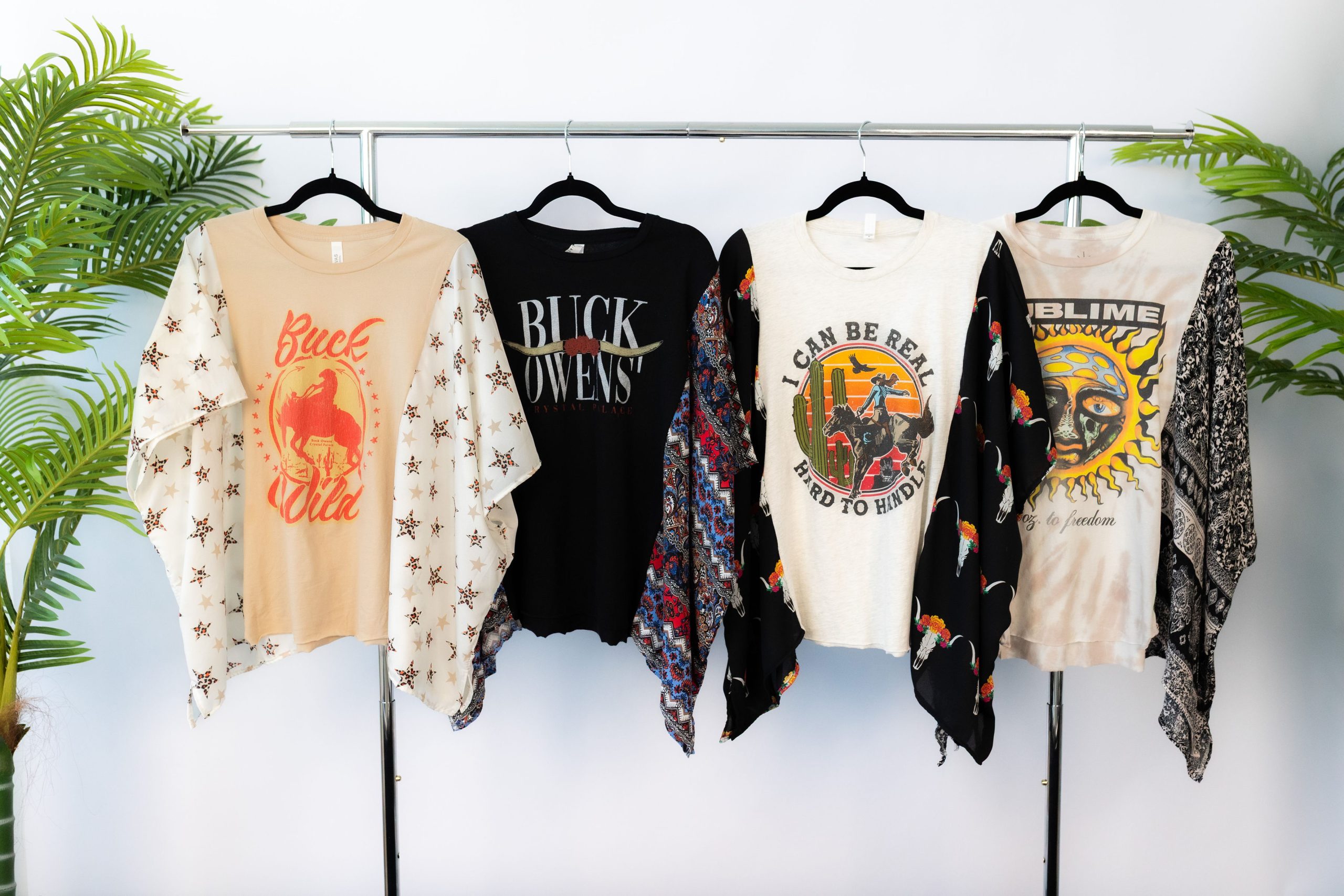 Kimono Tees Stitched by Threaded by the Books in Bakersfield CA