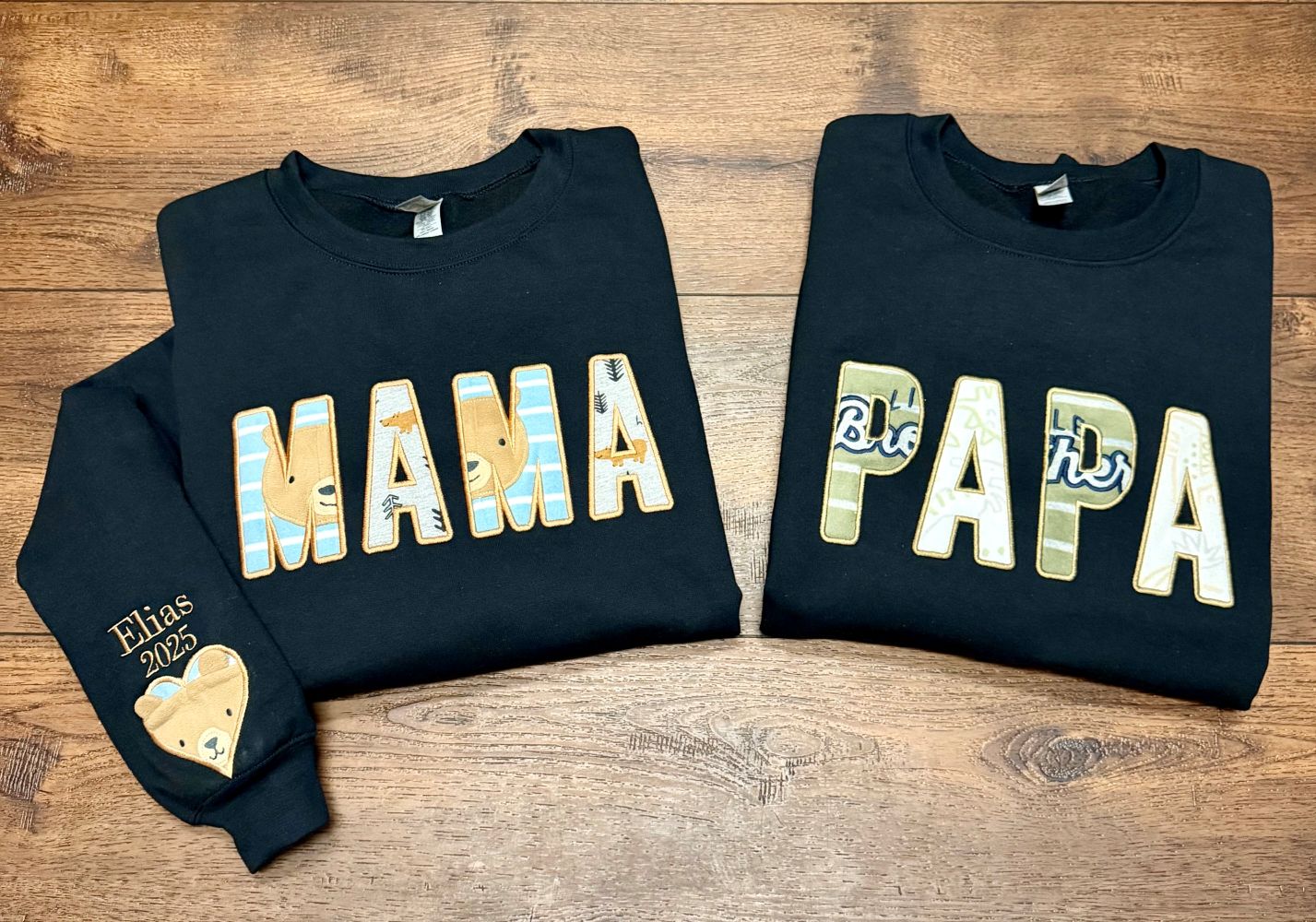 Made From Memories Sweatshirt Stitched by Threaded by the Books Custom Embroidery in Bakersfield CA